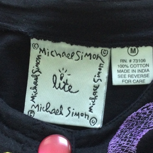 Woman’s Michael Simon Jacket size M washable #419 - Picture 7 of 7